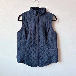 Van Heusen Women's M Navy Quilted Vest